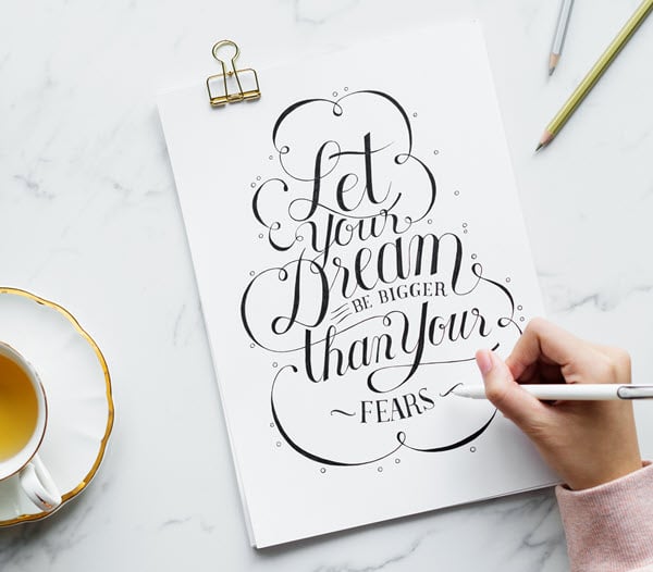 Hand-Lettering Greeting Card Design