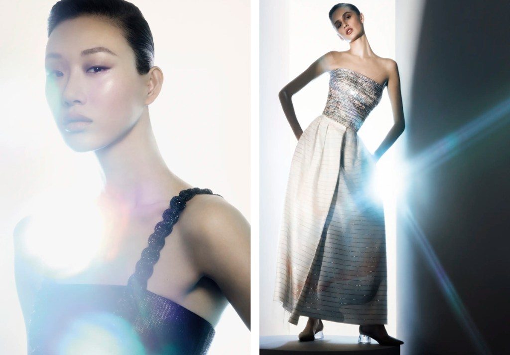 Giorgio Armani S/S 2024 : Quinn Mora & Sora Choi by Carlijn Jacobs