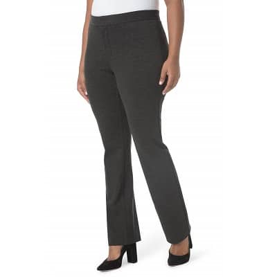 gray plus-size work pants