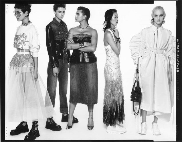 Steven Meisel Shoots a Diverse Cast of Models for Alexander McQueen’s Spring 2022 Campaign