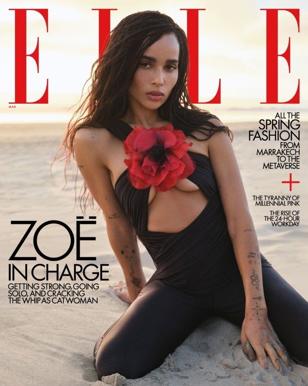 Zoë Kravitz Delivers Another Stunning Cover This Time for ELLE’s March 2022 Issue