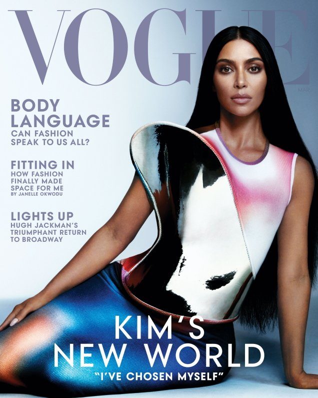 Kim Kardashian Goes Futuristic Glam on Vogue’s March 2022 Cover