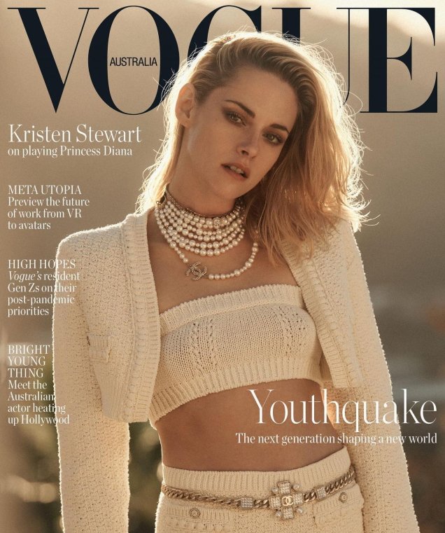 Kristen Stewart Scores Her First Vogue Australia Cover for February 2022