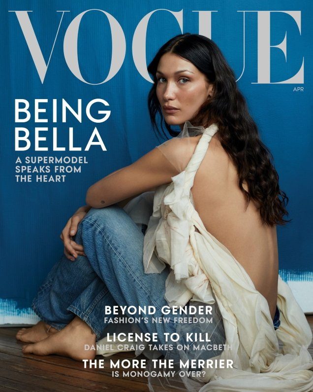 Bella Hadid Finally Gets Her Own Vogue Cover for April 2022