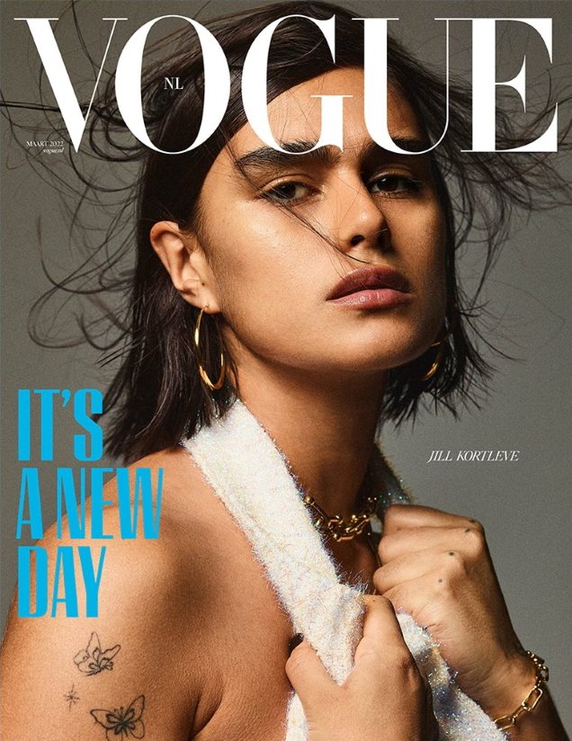 Jill Kortleve Helps Relaunch Vogue Netherlands for March 2022