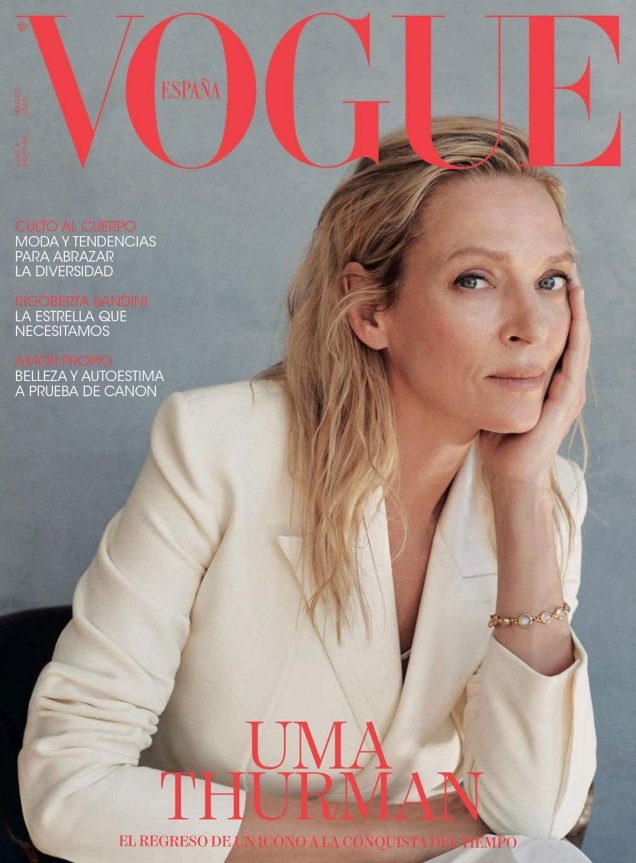 Uma Thurman Covers Vogue Spain for March 2022
