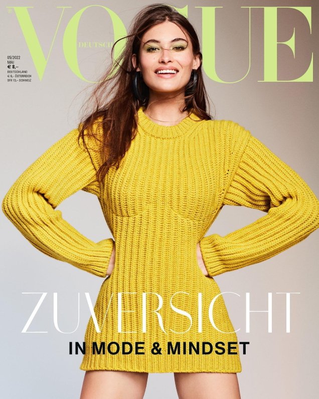 Grace Elizabeth Is All Smiles on Vogue Germany’s May 2022 Cover