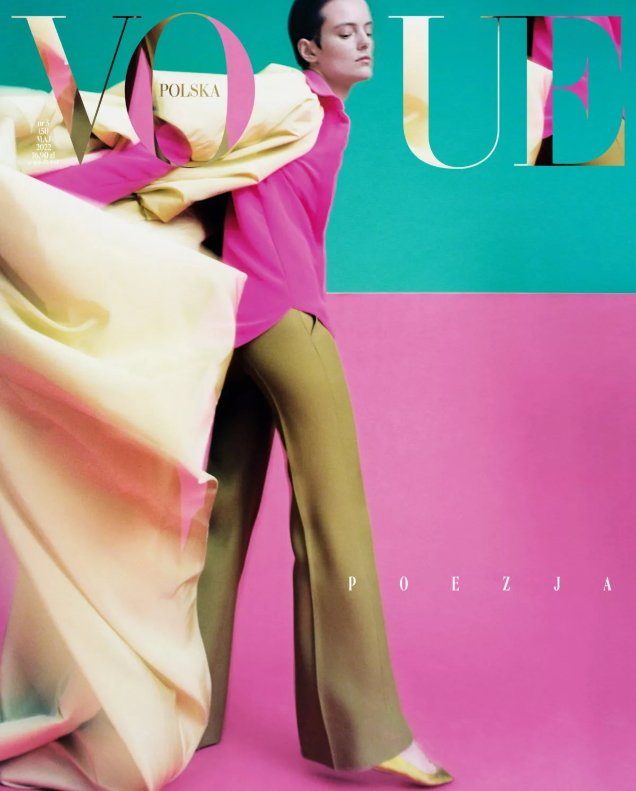 Maaike Klaasen and Marie-Agnès Diène Pose on Vogue Poland’s Colorful May 2022 Covers