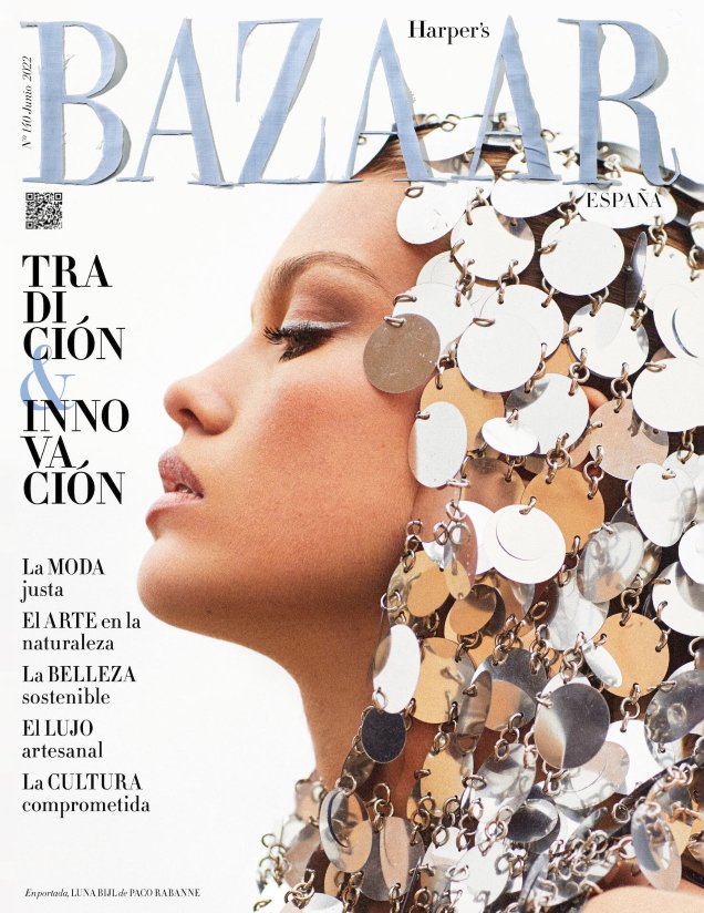 Luna Bijl Dazzles on the ‘Stunning’ June 2022 Covers of Harper’s Bazaar Spain