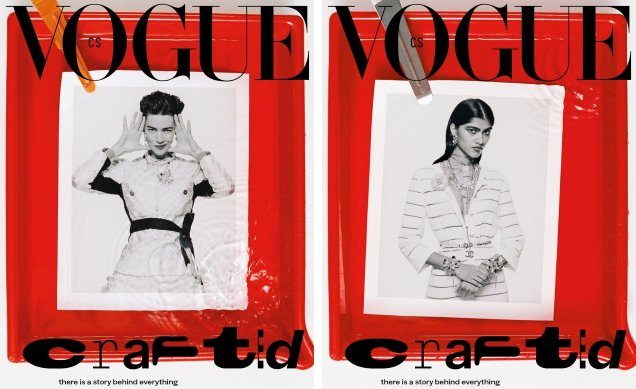 Vogue Czechoslovakia Gets Crafty With Louise de Chevigny and Ashley Radjarame for June 2022