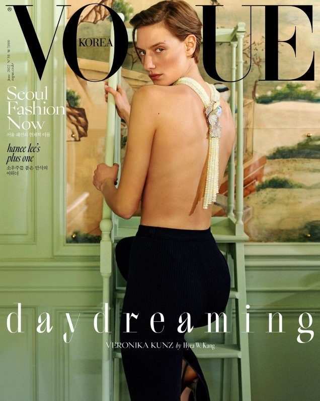 Veronika Kunz Is the Epitome of Elegance on Vogue Korea’s June 2022 Covers