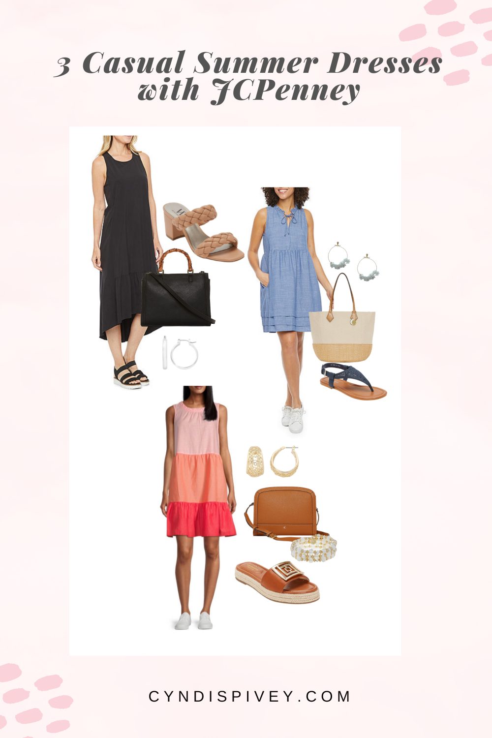 3 Casual Summer Dresses with JCPenney