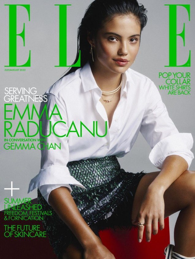 Emma Raducanu’s British ELLE July/August 2022 Cover Receives Mixed Reviews