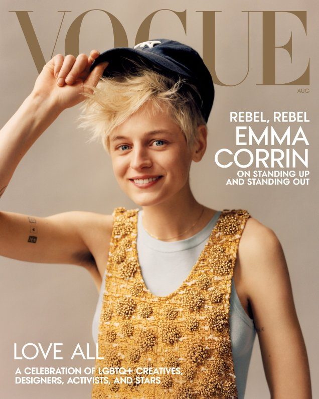 Emma Corrin Serves as Vogue’s August 2022 Cover Star
