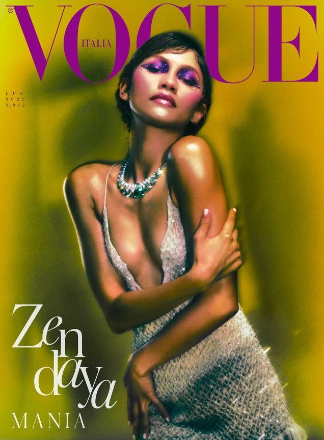 Zendaya Channels Josephine Baker on Vogue Italia’s July 2022 Cover