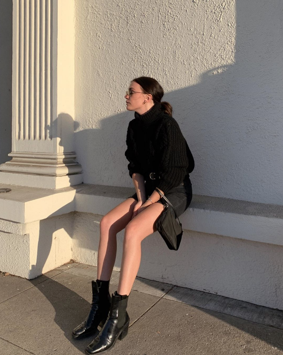 15 Outfits That Will Actually Make Your Basic Black Turtleneck Look Cool