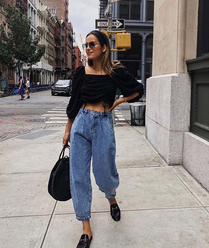 How To Wear The Barrel-Leg Jeans