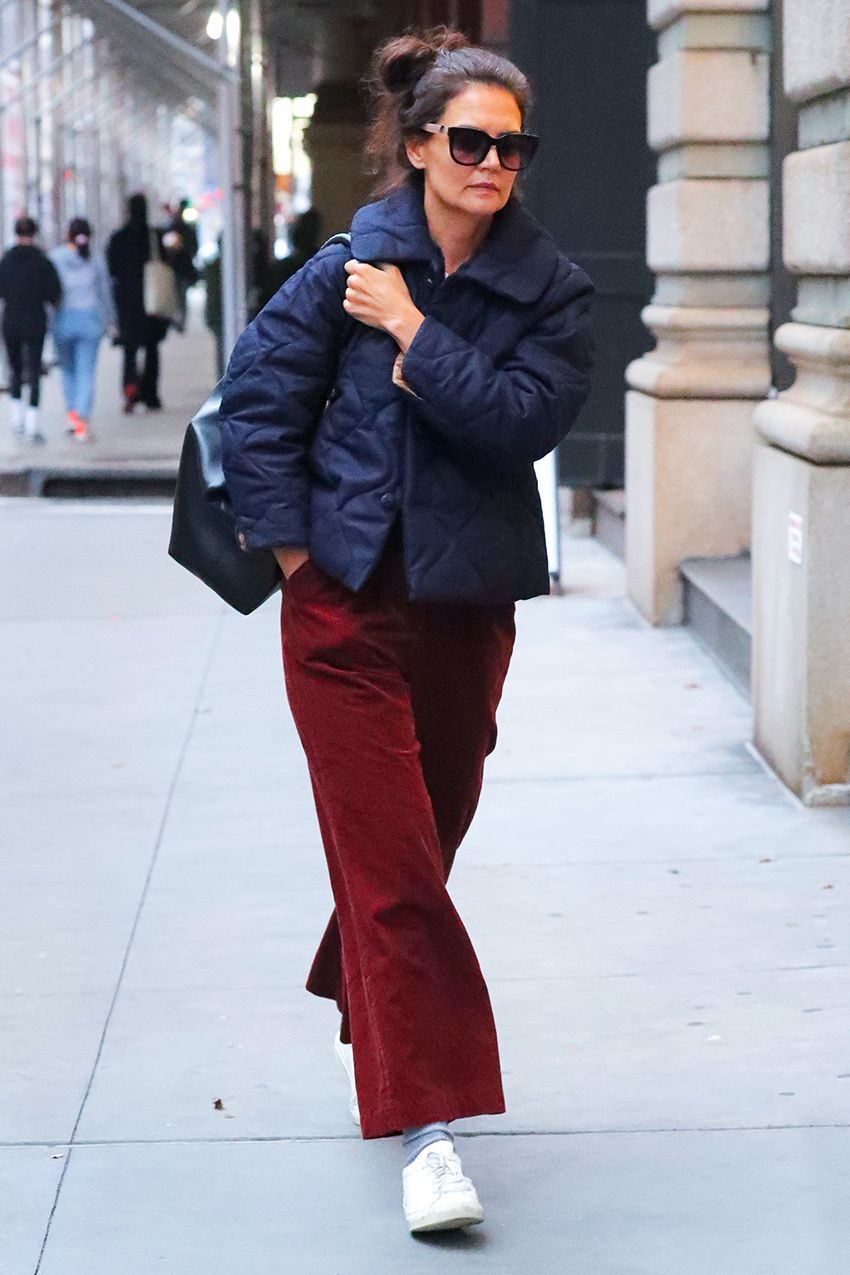 Katie Holmes Traded Jeans for This Underrated Winter Pant Style