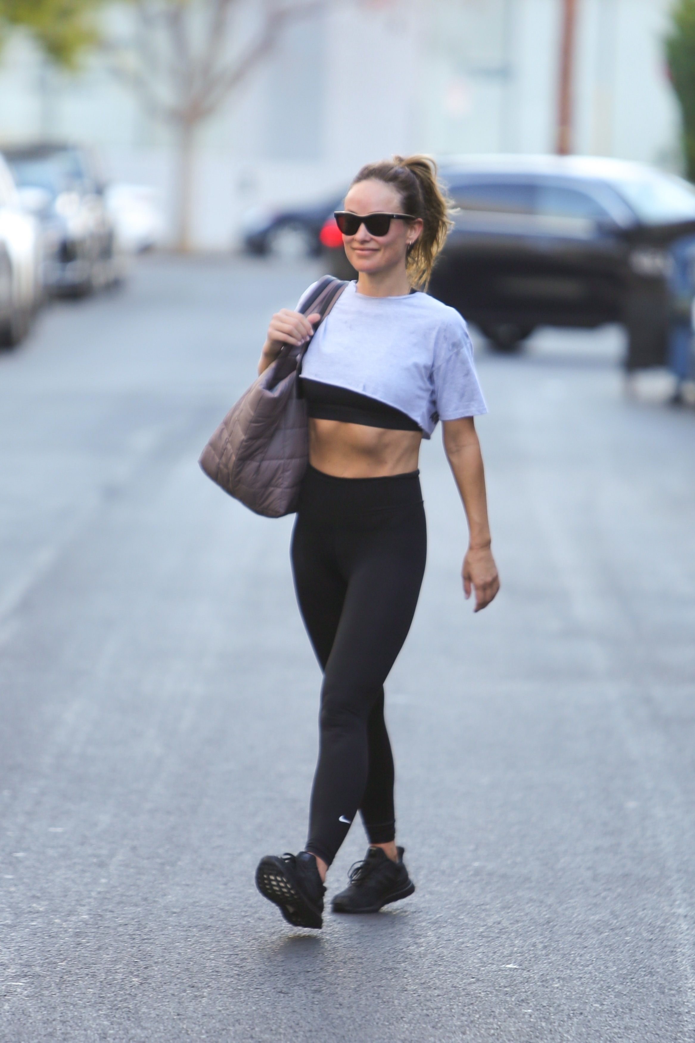 Olivia Wilde Wears These Specific Sneakers to Every Single Workout, Without Fail