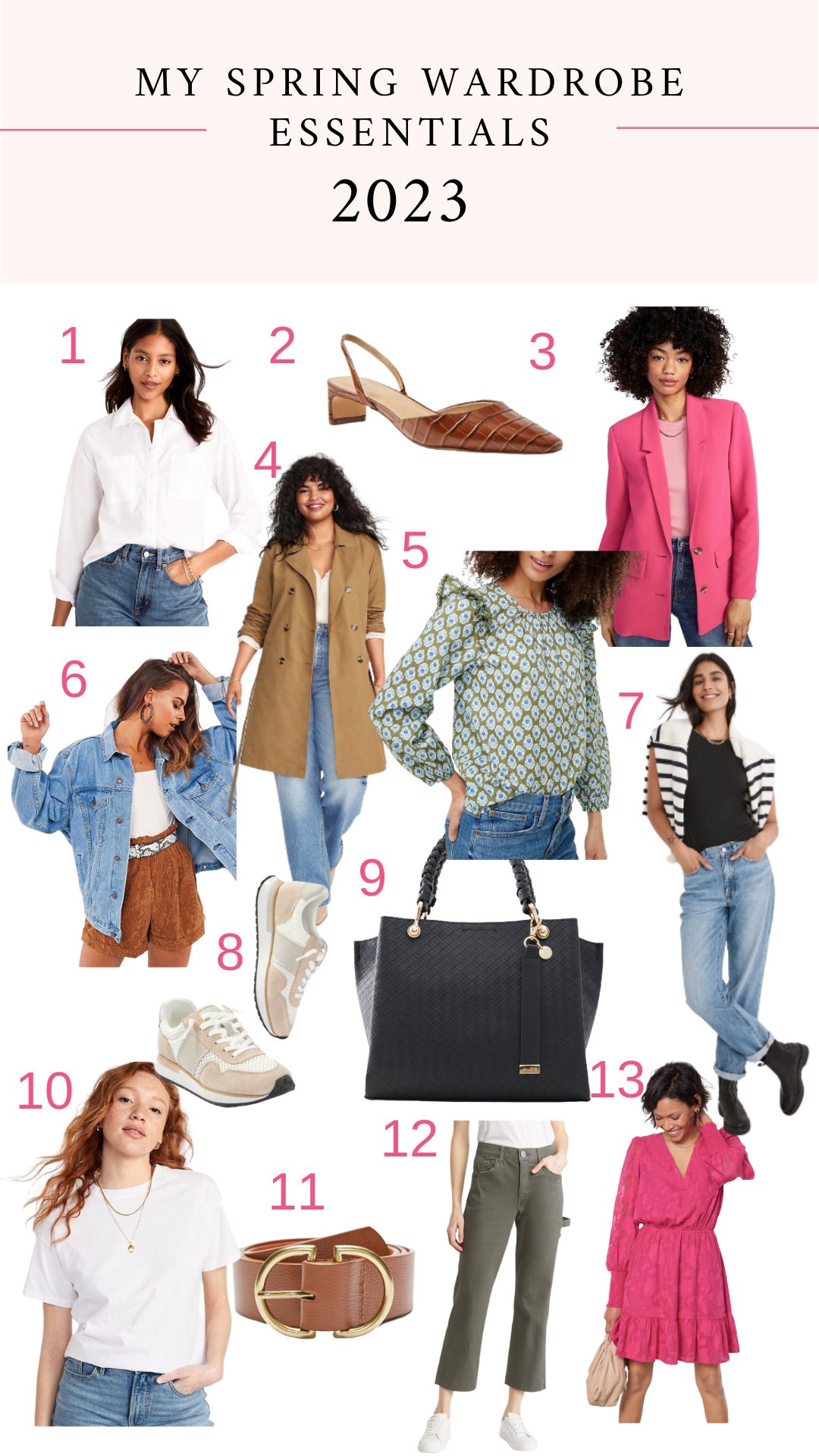 My Spring Wardrobe Essentials 2023