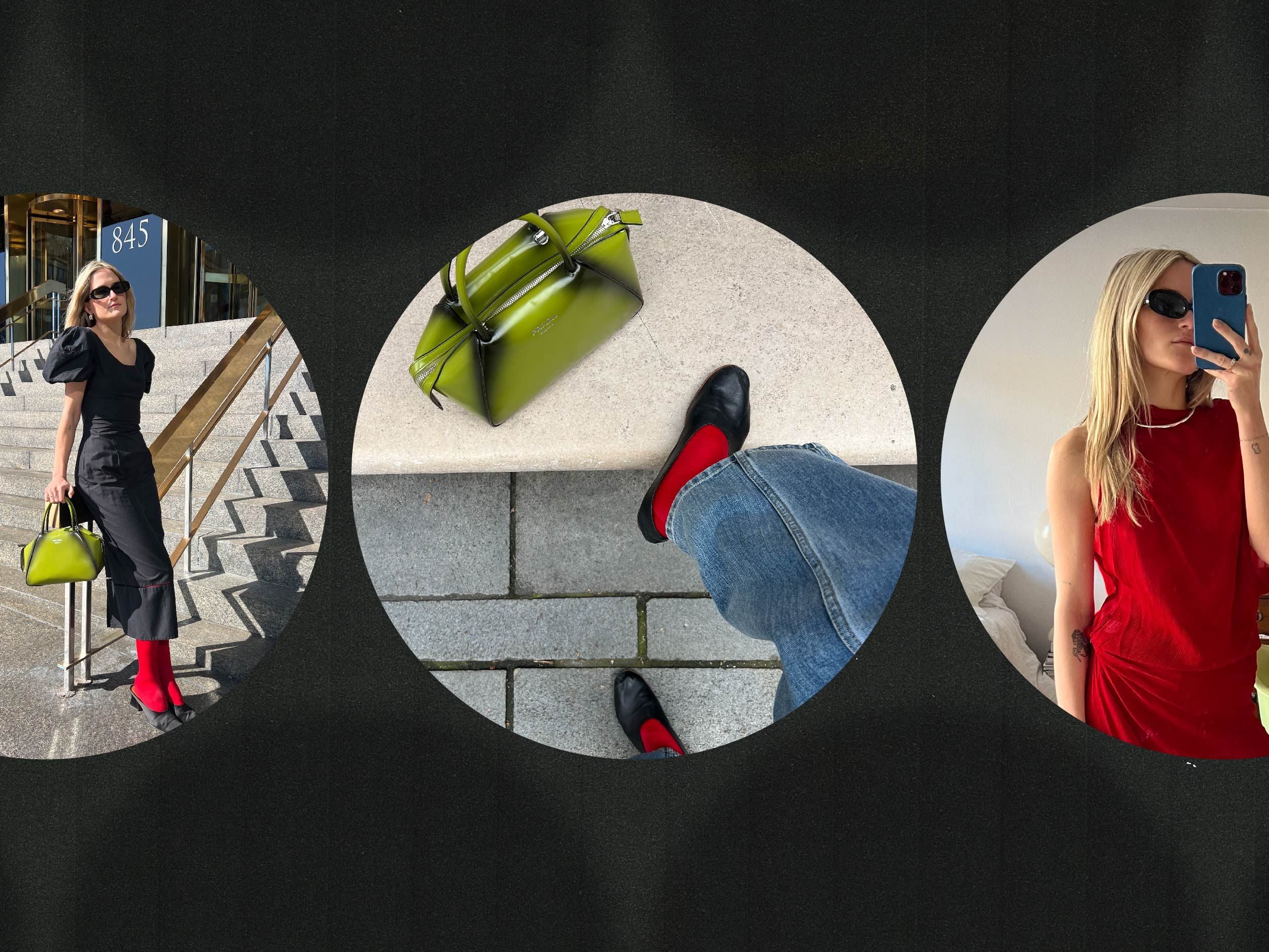 4 Ways to Wear Red Tights That Feel Surprisingly Low Key