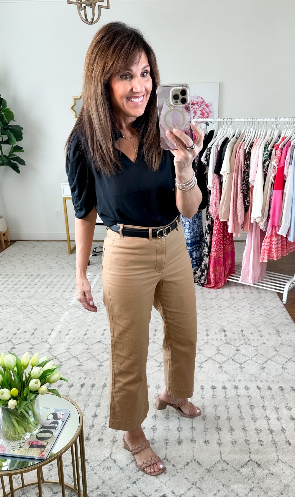 How to Style Cropped Wide-Leg Pants