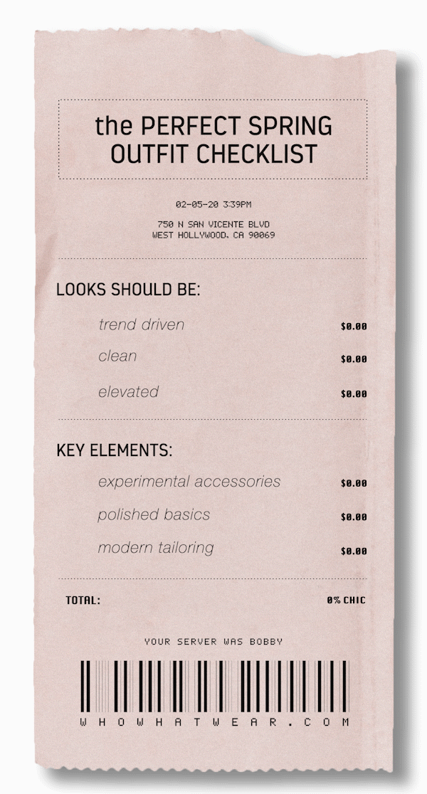 The Perfect Outfit Checklist: 7 Trendy Spring Looks That Have It All