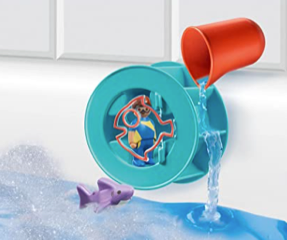 Playmobil 1.2.3 Aqua Water Wheel with Baby Shark