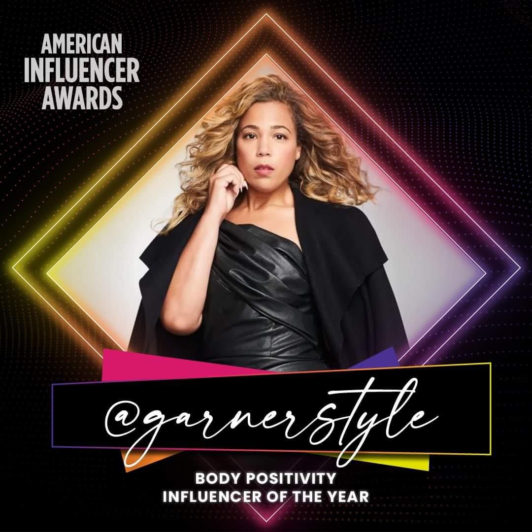 Chastity Garner of Garnerstyle Triumphs at the American Influencer Awards, Garnering the Coveted Body Positivity Award