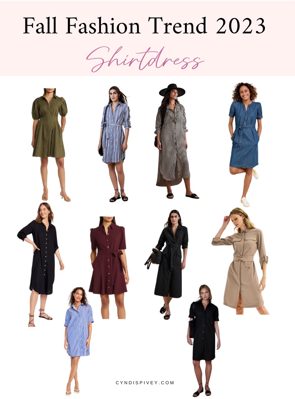 Fall Fashion Trend 2023: Shirtdress