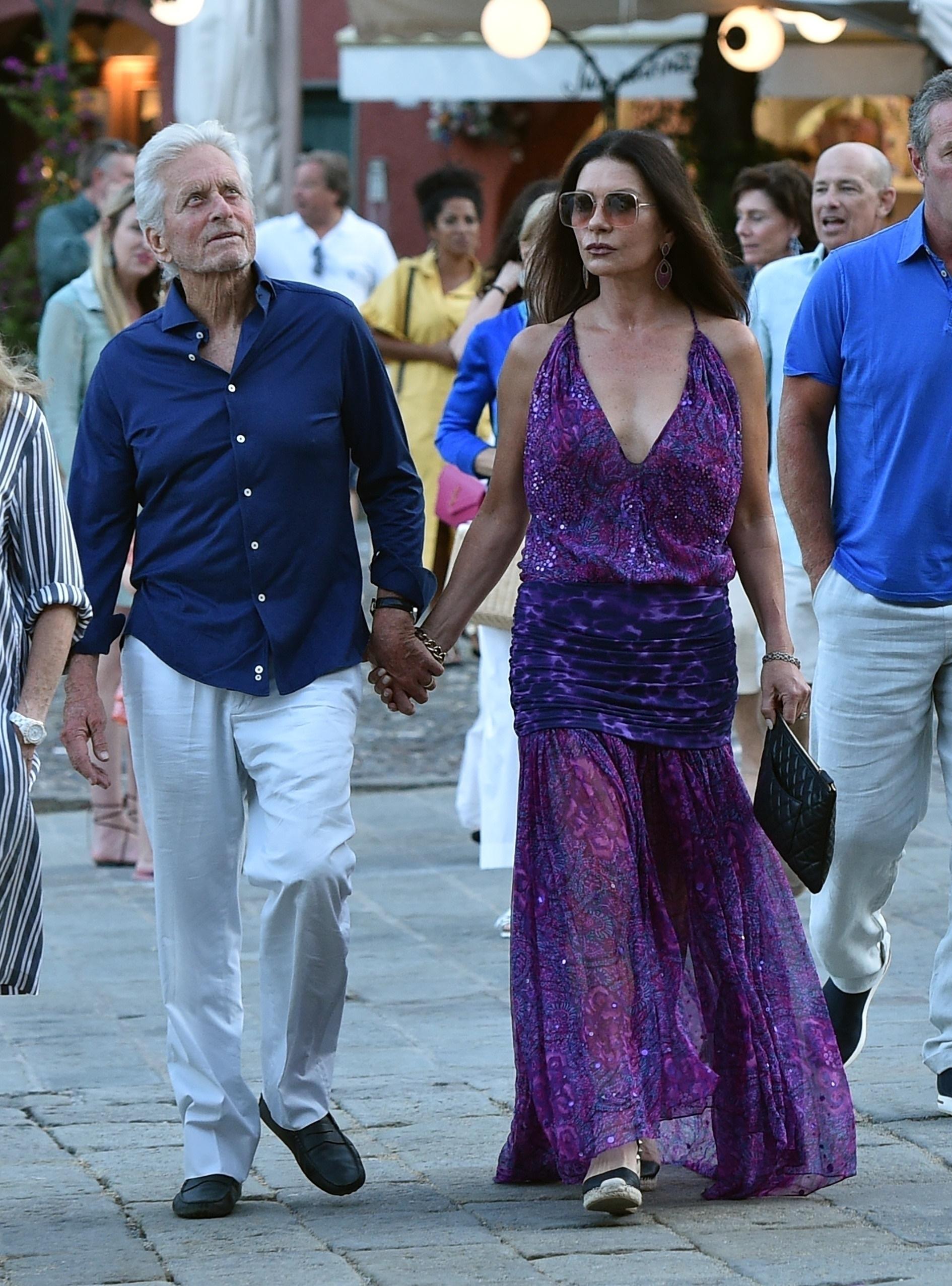 Catherine Zeta-Jones Just Nailed Italian Vacay Style in Portofino