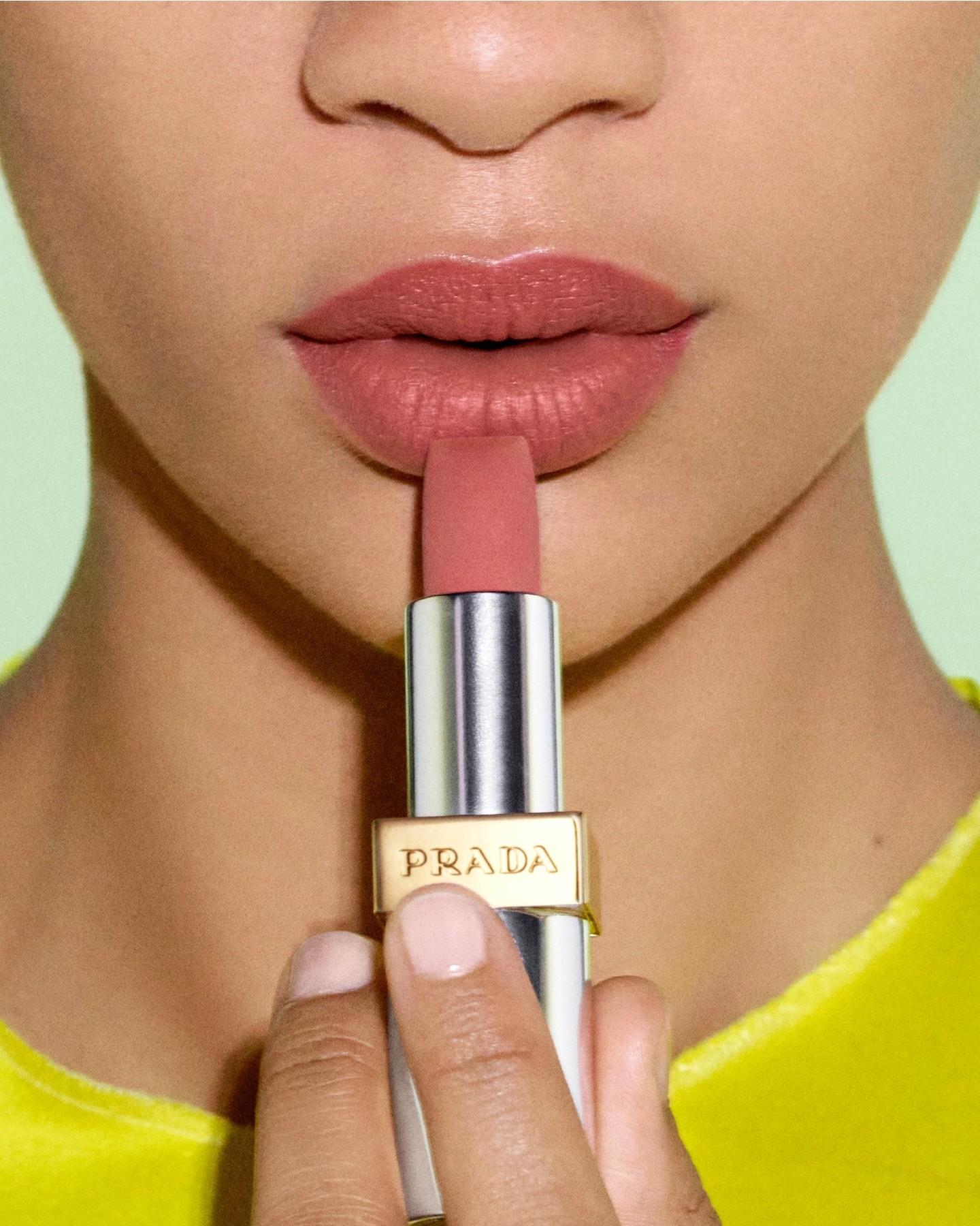 OMG—Prada Beauty’s Lipsticks and Eye Shadows Are Already Here