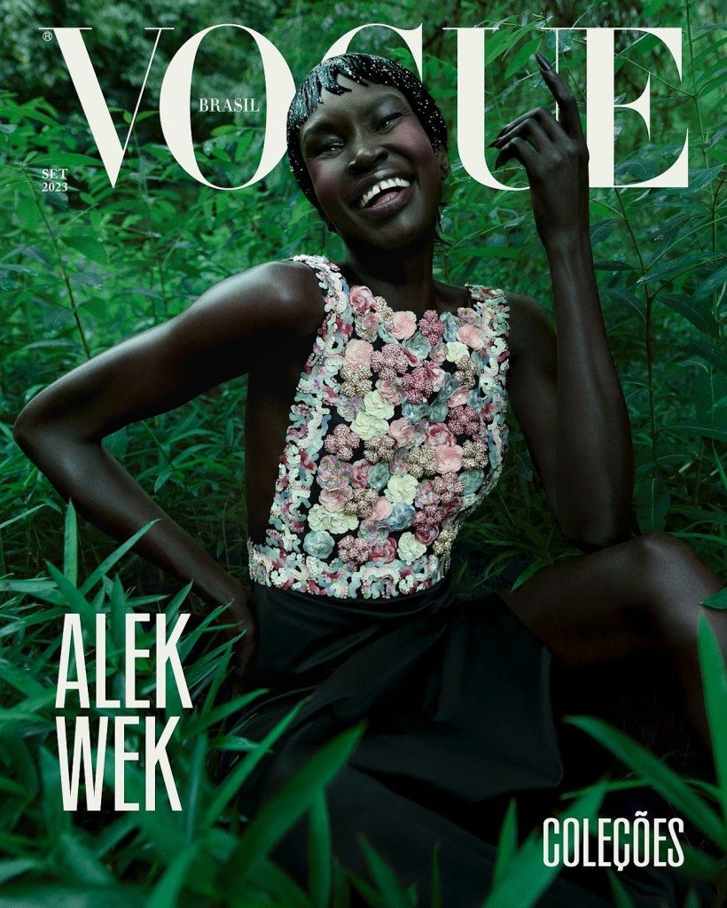 Vogue Brazil September 2023 : Alek Wek by Zee Nunes