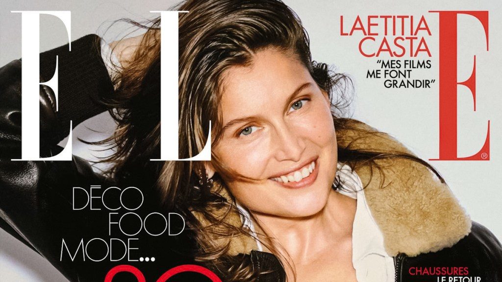 Laetitia Casta Is Decked Out in Dior on the Cover of ELLE France