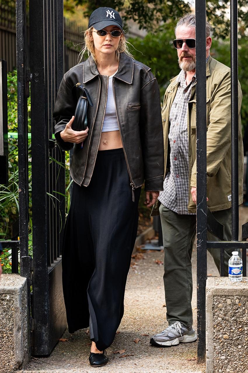 I’m Shocked That Gigi Hadid’s Mango Leather Jacket Isn’t Sold Out Yet