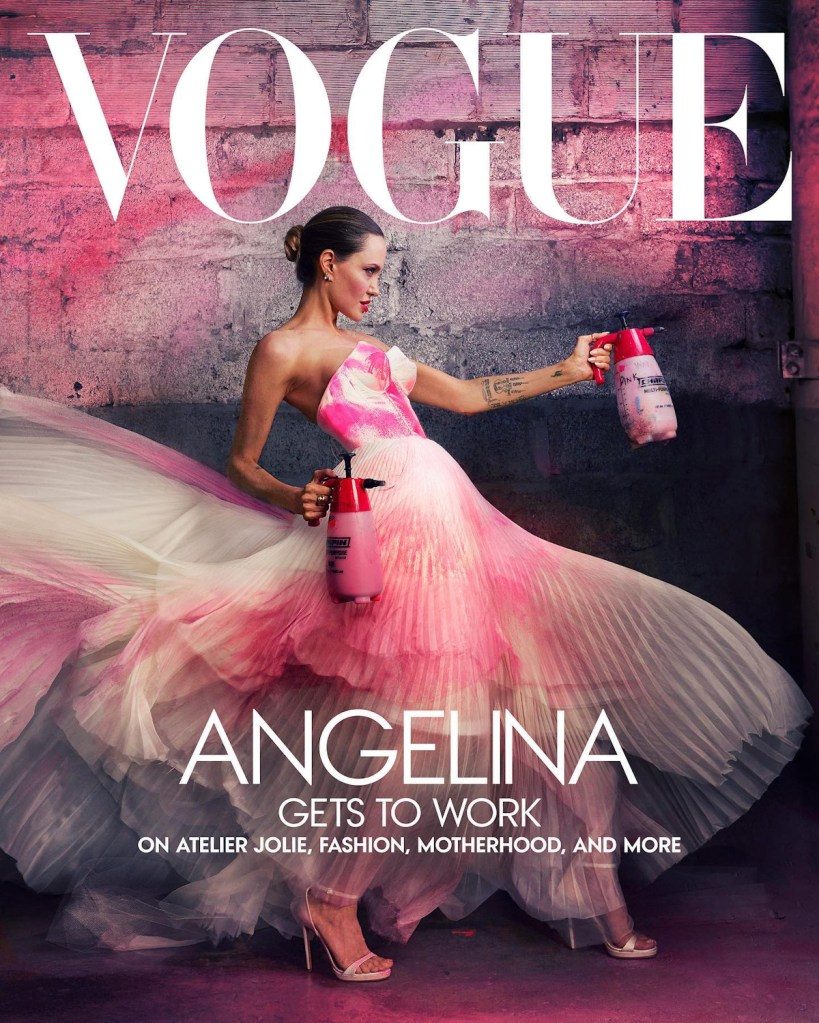 US Vogue 'Digital Edition' November 2023 : Angelina Jolie by Annie Leibovitz