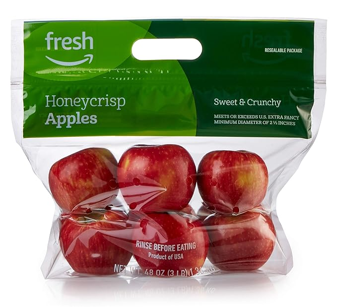 bag of honey crisp apples