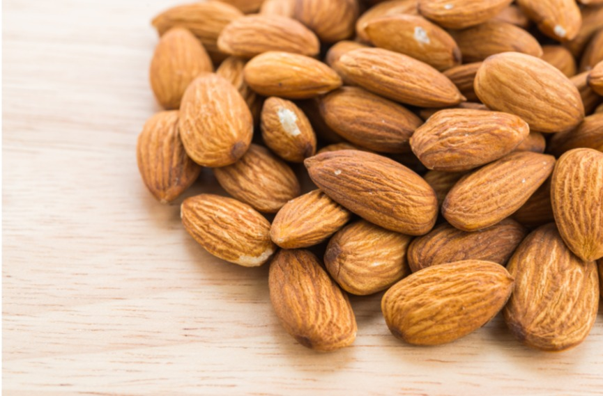 almonds used to make low calorie almond butter