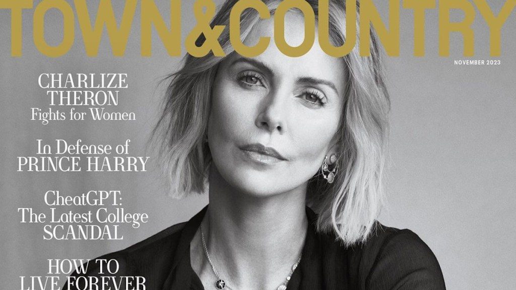 Charlize Theron Appears ‘Glamorous, Regal and Poised’ as Town & Country’s November 2023 Cover Star