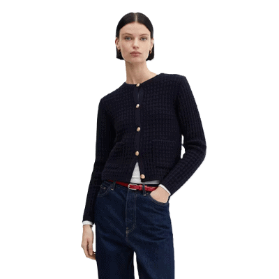Thursday’s Workwear Report: Button Knit Cardigan