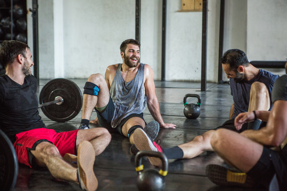 friends after training