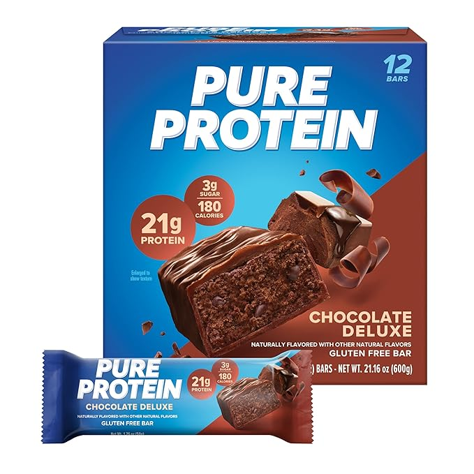 box of pure protein bars