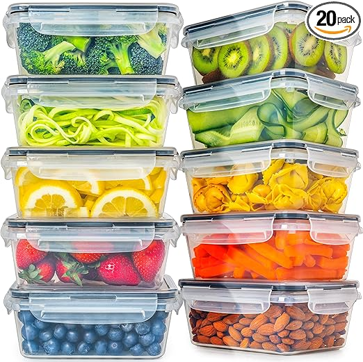 plastic food meal prep containers