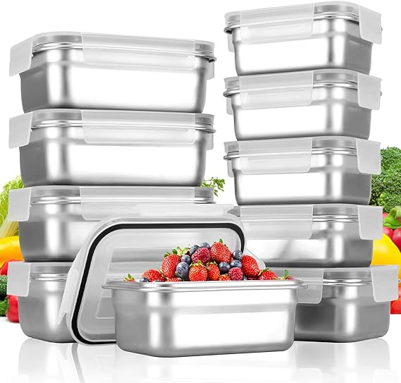 stainless steel food containers