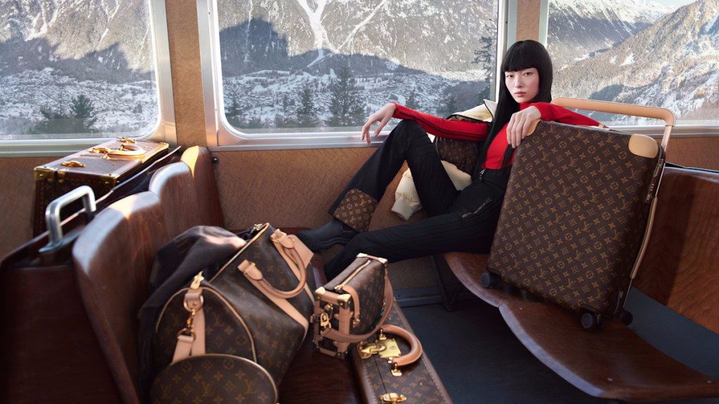 Fei Fei Sun Traverses Snow-Covered Mountains in Louis Vuitton’s Horizons Never End Campaign