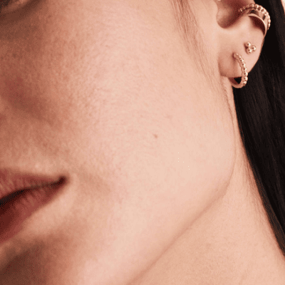 Coffee Break: Beaded Hoop Earrings