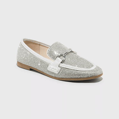 Coffee Break: Rhinestone Loafers