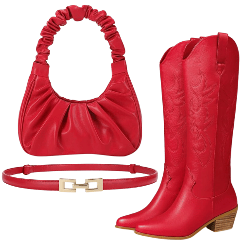 fashion accessory trends for 2024, top fashion accessory trends for 2024, fashion accessories, fashion accessories from Amazon, amazon fashion, fashion blog, fashion blogger, wide rectangle handbag, black leather gloves, layered necklace, red accessories, giant flower accessories, floral accessories, silver handbag, trendy accessories from amazon, trendy accessories for 2024, 2024 fashion trends, new year fashion trends