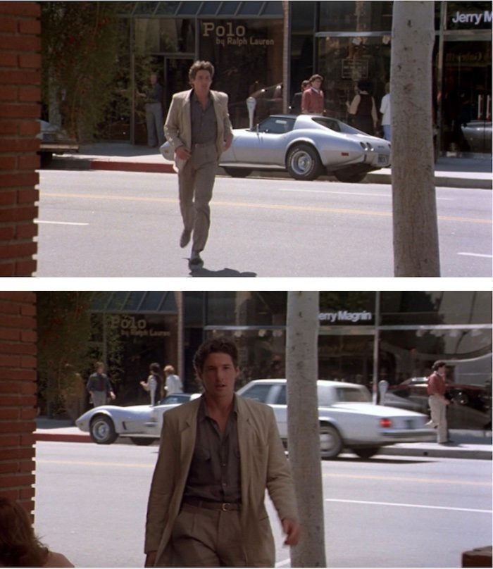American Gigolo featuring Richard Gere and Armani costumes