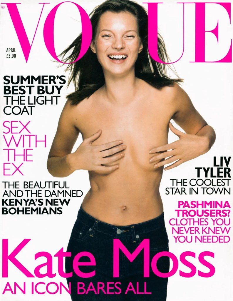 15 Times Kate Moss Rocked the Cover of British Vogue